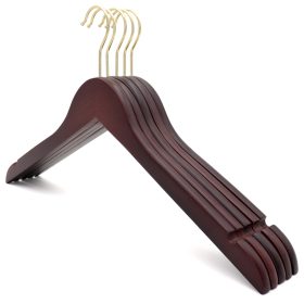 dark wooden coat hanger