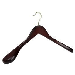 Dark wooden jacket hanger