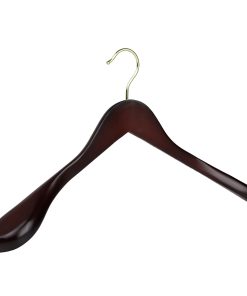 Dark wooden jacket hanger