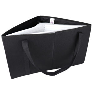 Alternative view of Coat Hanger Storage Organiser Bag, Black Canvas