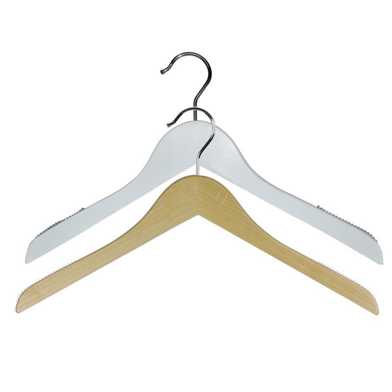 Natural Wooden Hangers Clear Wood Coat Hangers The Hanger Store