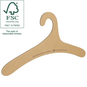 Eco-Friendly Coat Hanger, 43cm, from Recyclable Paper Fibreboard