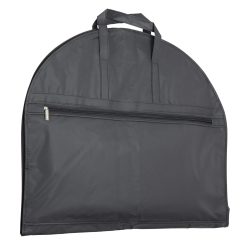 Premium Travel Suit Carrier, Black, Waterproof & Breathable - folded image