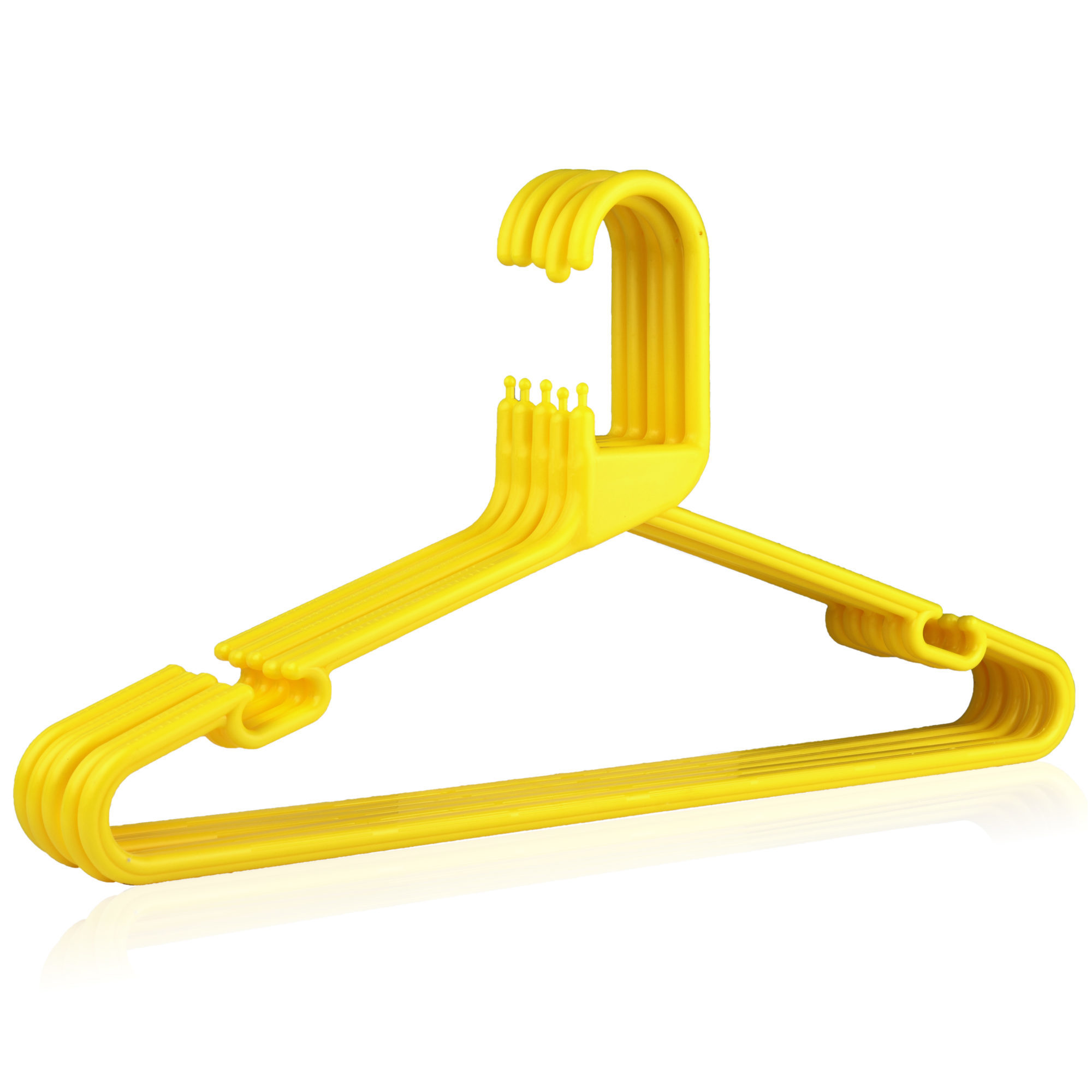 Yellow Plastic Suit Hanger, Multi Purpose Strong Coat