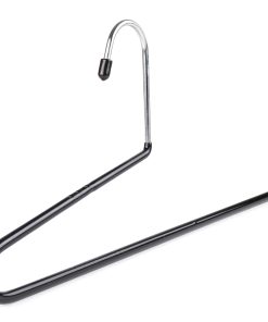 Non-Slip Metal Trouser Hanger - Strong, Open-Ended Space Saving Hanger