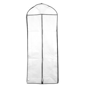 Long Dress Cover, White with Black Trim, 6ft (1.83m)