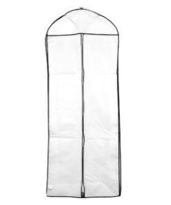 Long Dress Cover, White with Black Trim, 6ft (1.83m)