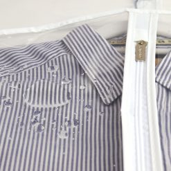 Suit Cover Clear Plastic, 40 x 23 inches, close up water proof