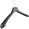 black plastic jacket, suit hanger 402-108