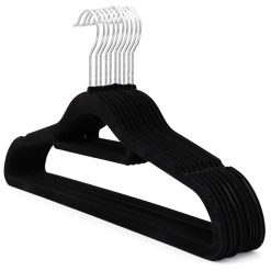 Black Velvet Coat Hanger