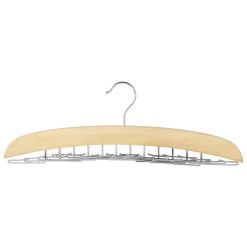 Alternative view of Premium Wooden Tie Hanger, holds 24+ Ties, Natural Wood