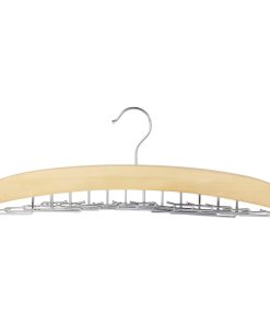 Alternative view of Premium Wooden Tie Hanger, holds 24+ Ties, Natural Wood