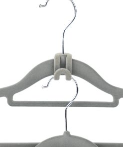 Grey Velvet Hanger Connector