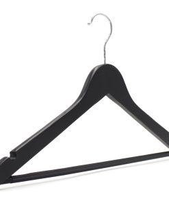 Black Wooden Hanger, Non-Slip