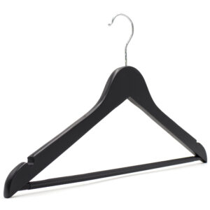 Black Wooden Hanger, Non-Slip