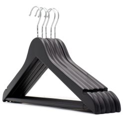 Black Wooden Hanger, Non-Slip