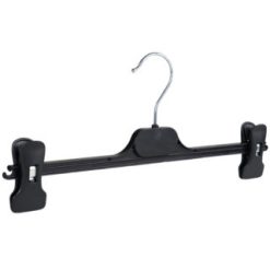 Black Plastic Hanger Clips