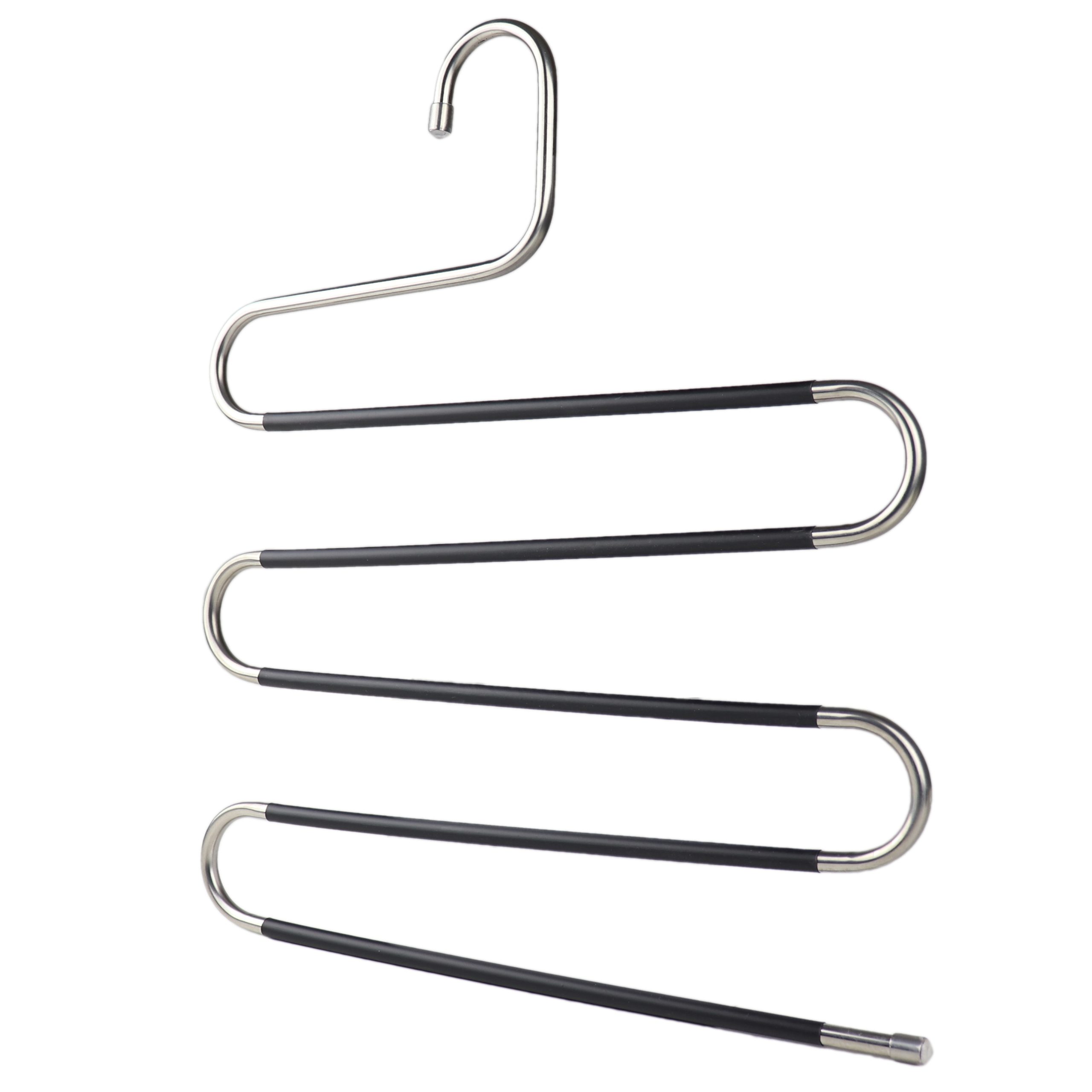 Space-Saver 5-Tier Trouser Hanger, Metal with Non Slip Bars - Image 4