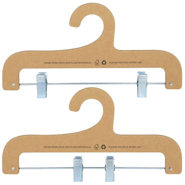 Large Wooden Clip Hanger Skirt & Trouser Hangers The Hanger Store