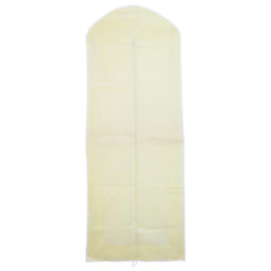 Alternative view of Long Dress Cover, Ivory with White Trim, 6ft (1.83m)