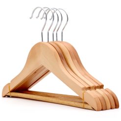 Alternative view of FSC Wooden Children's Hanger, Eucalyptus, 30cm, Natural Wood