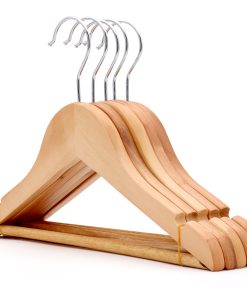 Alternative view of FSC Wooden Children's Hanger, Eucalyptus, 30cm, Natural Wood