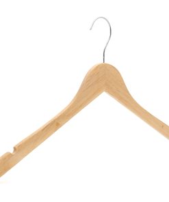 Slimline Wooden Tops Hanger Angled Image