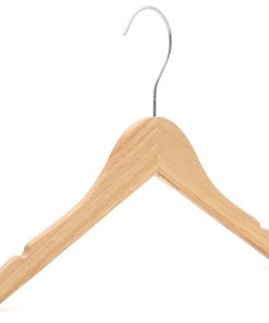 Slimline Wooden Children's Hanger Angled Image