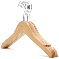 Alternative view of Slimline Wooden Children's Hanger, Eco-Friendly FSC-Certified Wood, 30cm