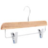 Slimline Wooden Clip Hanger with Metal Clips