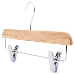 Alternative view of Slimline Wooden Clip Hanger, Eco-Friendly FSC Certified Wood, for Trousers & Skirts, 35cm