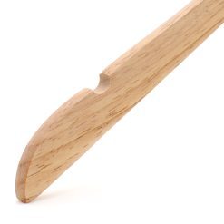 Slimline Wooden Tops Hanger - closeup of arm and notch