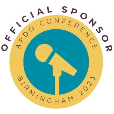 Official Sponsor Badge for APDO Conference 2023