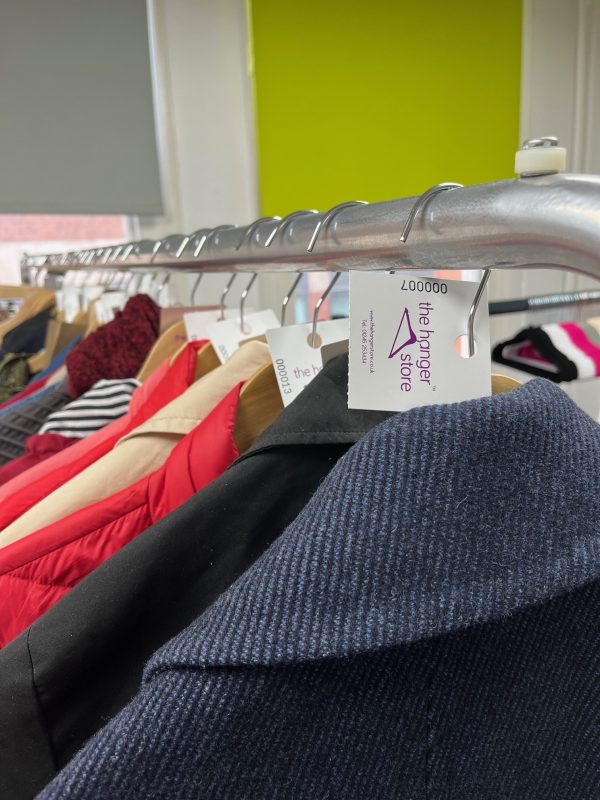 APDO Conference cloakroom rail with cloakroom tags