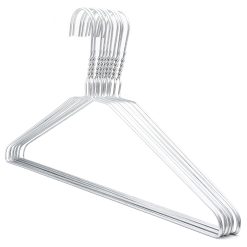 Metal Wire Coat Hanger grouped image showing 10 hangers