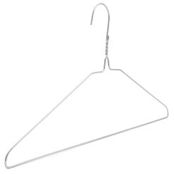 Metal Wire Coat Hanger angled pic