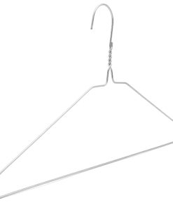 Metal Wire Coat Hanger angled pic