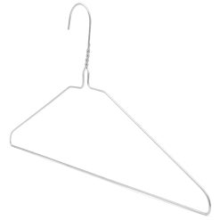 Metal Wire Coat Hanger angled pic