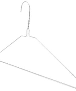 Metal Wire Coat Hanger angled pic