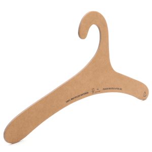 Eco fibreboard clothes hanger