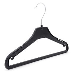 Childrens Plastic Suit Hanger, 30cm, Black