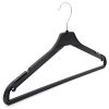 Adult Plastic Suit Hanger, 42cm, with notches and underhooks.