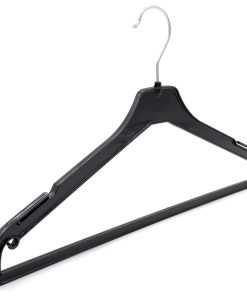 Adult Plastic Suit Hanger, 42cm, with notches and underhooks.