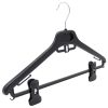 Adult Plastic Suit Hanger with Clips, 42cm, Black