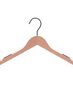 Beechwood Tops Hanger, 42cm FSC Certified with Non-Slip Grips