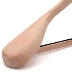 Broad Beechwood Jacket Hanger, Non-Slip Bar, FSC-Certified Sustainable Wood, 45cm