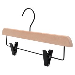 Alternative view of Beechwood Clip Hanger, FSC Certified Sustainable Wood, for Trousers & Skirts, 35cm